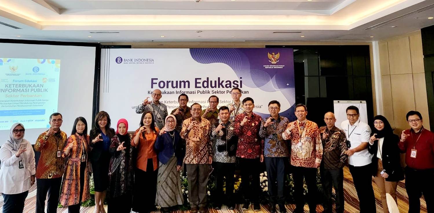 KI Pusat Gelar Forum Edukasi dan Dialog Keterbukaan Informasi Publik Sektor Perbankan 
