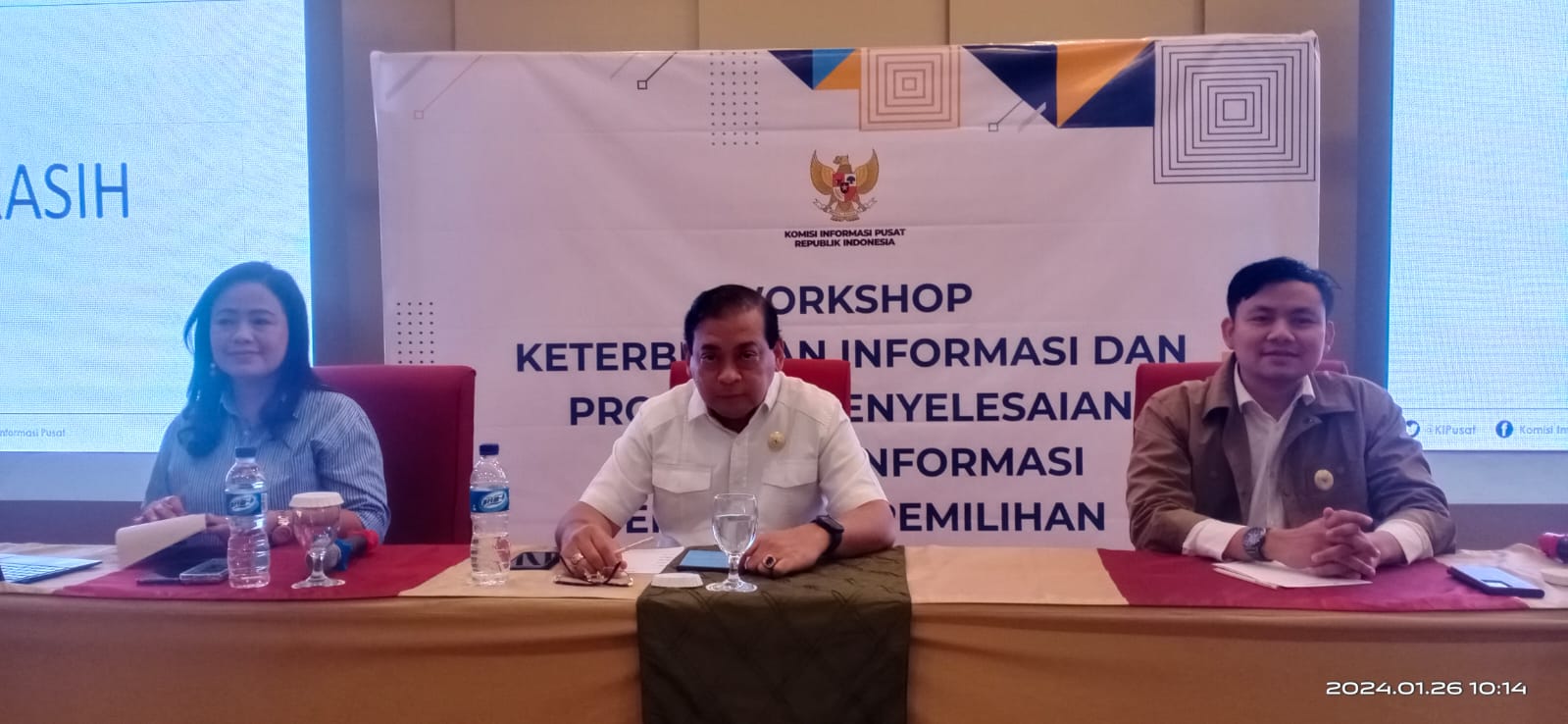 TIGA TIM PEMENANGAN CAPRES DI SULTENG HADIRI SOSIALISASI KETERBUKAAN INFORMASI PEMILU 