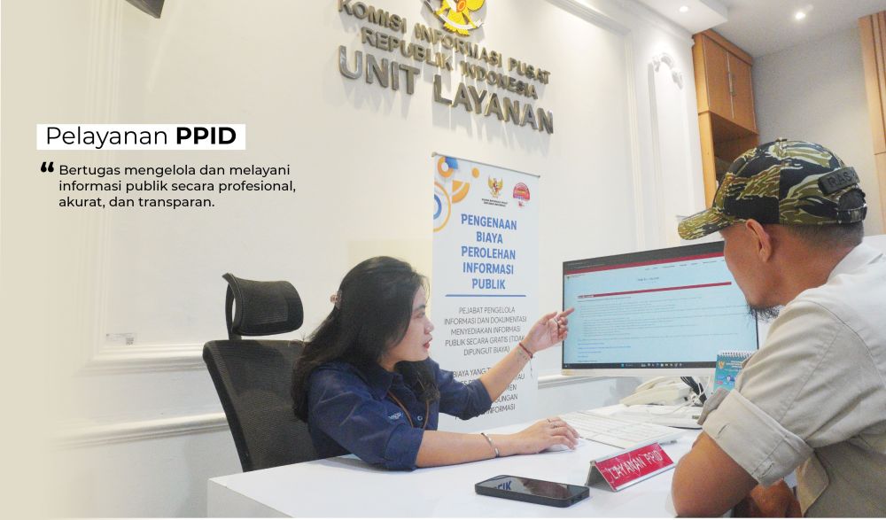 Bertugas mengelola dan melayani informasi publik secara professional, akurat, dan transparan.